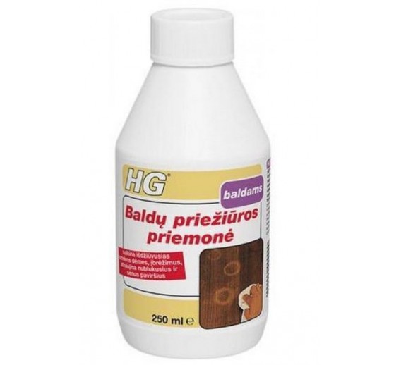 Švaros prekės. Buitinė chemija, valikliai. HG Baldų priežiūros priemonė 250ml 