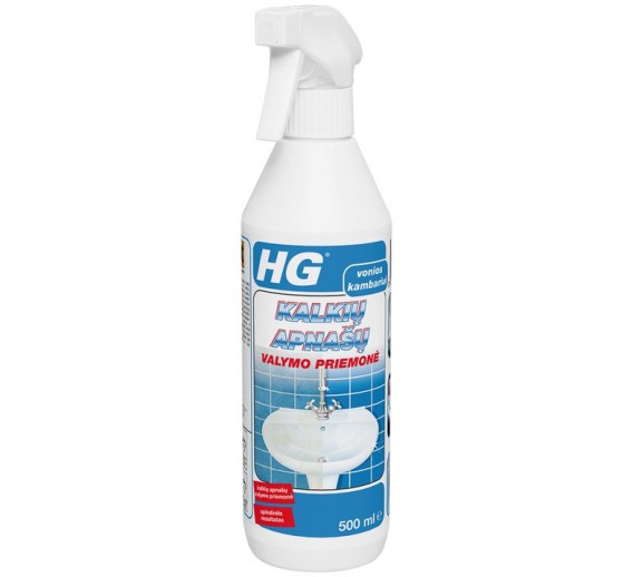 Švaros prekės. Buitinė chemija, valikliai. HG Kalkių apnašų valiklis 500 ml 