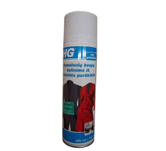 Švaros prekės. Buitinė chemija, valikliai. HG Kvapų šalinimo priemonė 400 ml