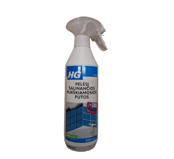 Švaros prekės. Buitinė chemija, valikliai. HG Pelėsio šalinimo putos 500 ml Švaros prekės. Buitinė chemija, valikliai. HG Pelėsio šalinimo putos 500 ml