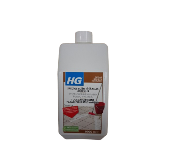 Švaros prekės. Buitinė chemija, valikliai. HG Pridžiūvusio purvo valiklis 1l