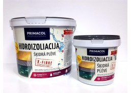 Statybinės medžiagos. Hidroizoliacinės medžiagos. Hidroizoliacinės mastikos ir mišiniai. Hidroizoliacija PRIMACOL X Fibre 15kg 