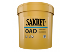 Statybinės medžiagos. Hidroizoliacinės medžiagos. Hidroizoliacinės mastikos ir mišiniai. Hidroizoliacija SAKRET OAD 20 kg 