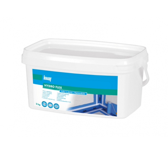 Statybinės medžiagos. Hidroizoliacinės medžiagos. Hidroizoliacinės mastikos ir mišiniai. Hidroizoliacinė mastika Hydro flex 2 kg 