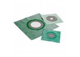 Statybinės medžiagos. Hidroizoliacinės medžiagos. Hidroizoliaciniai kampai, juostos, manžetai. Hidroizoliacinis intarpas Vincents Hidro Tape 120x120 mm 
