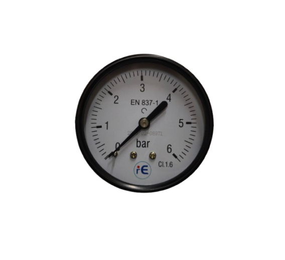 Darbo įrankiai. Pneumo įrankiai, viniakalės ir jų priedai. Oro srauto reguliatoriai. Horizontalus manometras 6 bar 