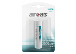 Elektronikos prekės. Elementai - baterijos. Įkraunamas elementas Li-ion 3,7V B1 2500mAh 18650 