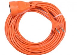 Elektros prekės. Prailgintuvai, ilgikliai ritės. Ilgiklis 2x1,5 mm oranžinis ILG-HB01 10 m 