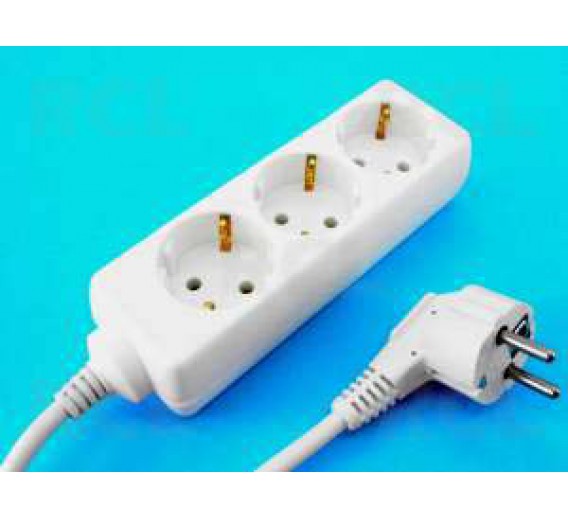 Elektros prekės. Prailgintuvai, ilgikliai ritės. Ilgiklis 3 lizdų 5 m 16A 250V su įžeminimu 