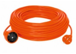 Elektros prekės. Prailgintuvai, ilgikliai ritės. Ilgiklis su įžeminimu Orange 2x1,5 kv.m., 10 m 