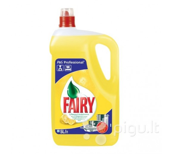 Švaros prekės. Buitinė chemija, valikliai. Indų ploviklis Fairy, 5l 