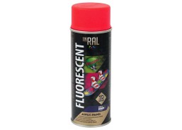 INRAL FLUORESCENT raudoni aerozoliniai dažai 400ml 