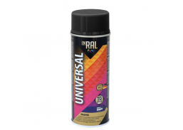 INRAL UNIVERSAL juodi blizgūs RAL 9017 dažai 