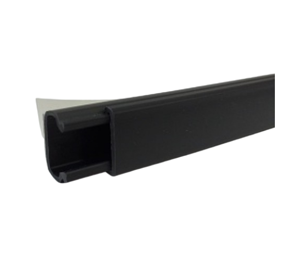 Elektros prekės. Instaliacinės medžiagos, gofros, dėžutės. Instaliaciniai kanalai. Instaliacinis kanalas laidams juodas 17x15mm 2 m