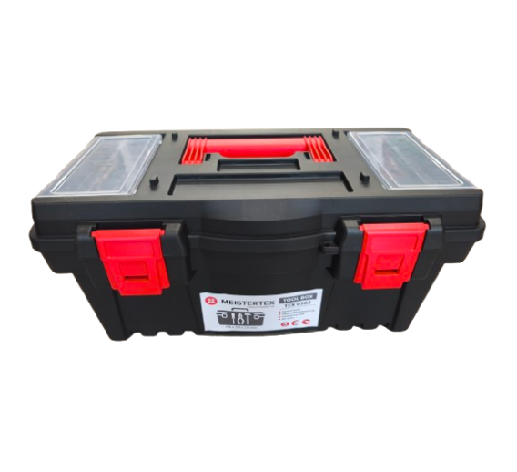 Darbo įrankiai. Įrankių priedai. Įrankių dėžės, krepšiai įrankiams, darbastaliai. Įrankių dėžė MEISTERTEX 476x258x226mm 