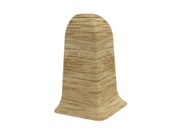 Vidaus apdailos prekės. Apdailos, sujungimo profiliai. Grindjuostės. Grindjuostės Vox Smart. Išorinis kampas Flex Smart 585 Kalifornijos ąžuolas 2 vnt.