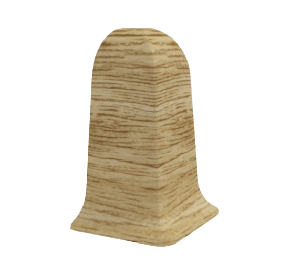 Vidaus apdailos prekės. Apdailos, sujungimo profiliai. Grindjuostės. Grindjuostės Vox Smart. Išorinis kampas Flex Smart 585 Kalifornijos ąžuolas 2 vnt.