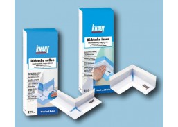 Statybinės medžiagos. Hidroizoliacinės medžiagos. Hidroizoliaciniai kampai, juostos, manžetai. Išorinis kampas sandarinimui Knauf 