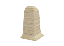 Vidaus apdailos prekės. Apdailos, sujungimo profiliai. Grindjuostės. Grindjuostės Vox Smart. Išorinis kampas Smart flex 104/504 2 vnt. klevas