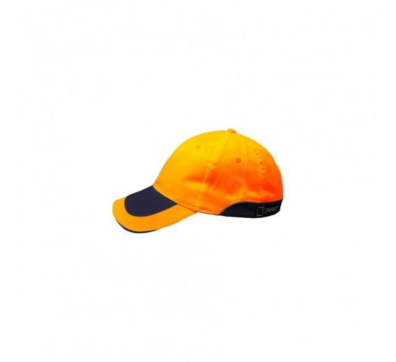 Itin ryškaus matomumo kepurė su snapeliu oranžinė 