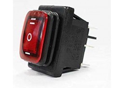 Elektros prekės. Moduliniai automatikos komponentai. Kontaktoriai. Jungiklinis-klavišas ON-OFF-ON KCD4NW- R raudonas 