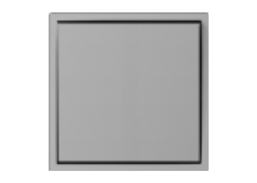 Elektros prekės. Instaliacija - kištukiniai lizdai, jungikliai ir kt.. BORA jungikliai, kištukiniai lizdai. Jungiklis BORA 1 klavišo pilkas be rėmelio 