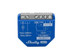 Elektros prekės. Moduliniai automatikos komponentai. Kontaktoriai. Jungiklis Shelly 1 Gen4 