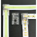Apšvietimas. Lempos, LED lemputės, LED juostos. LED juostos, LED profiliai. Jungtis LED juostai kampinė įkišama 12V/24V 8mm  kaina