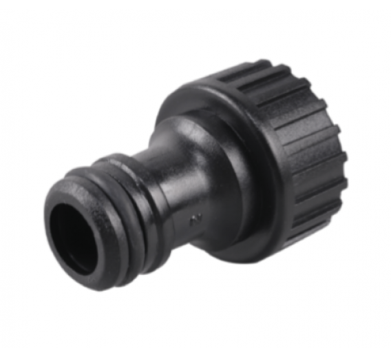 Santechnikos prekės. Vamzdynų sistemos. Lauko vandentiekis. Plastikinės lauko vandentiekio jungtys. Jungtis su išoriniu sriegiu 1/2" Greenmill GB1624C