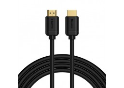 Elektros prekės. Laidai ir kabeliai. Jungiamieji HDMI ir USB kabeliai. Juodas HDMI-HDMI Baseus adapterio kabelis 3 m 