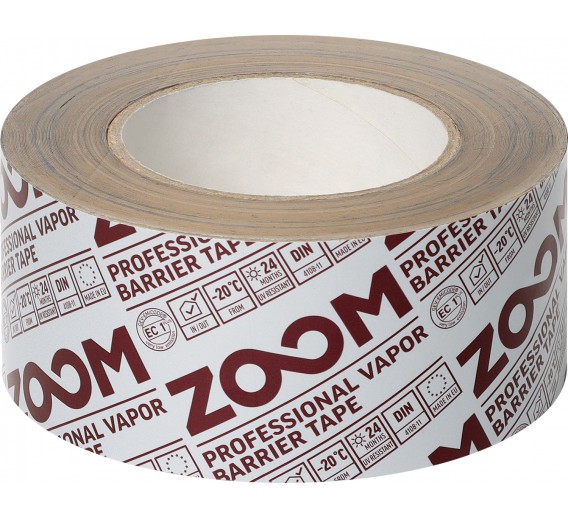 Vidaus apdailos prekės. Pakavimo, izoliacinės, lipnios juostos. Pakavimo juostos, pakavimo medžiagos. Juosta garo izoliacinė 60 mm x 25 m 