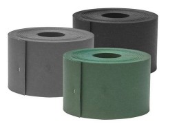 Metalų gaminiai . Tvoros, tvoralentės, tinklai tvoroms. Tvorų tvirtinimo elementai. Juosta tvoros uždengimui H190mmx20,4m RAL6005 žalia 