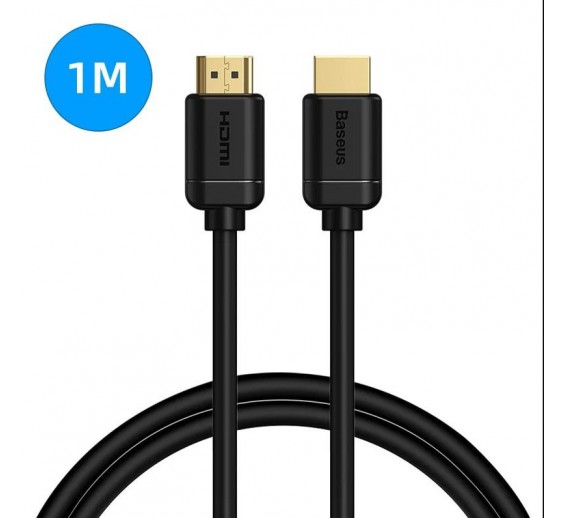 Elektros prekės. Laidai ir kabeliai. Jungiamieji HDMI ir USB kabeliai. Kabelis HDMI-HDMI 1.0 m BASEUS juodas 