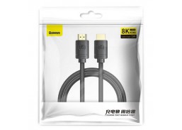 Elektros prekės. Laidai ir kabeliai. Jungiamieji HDMI ir USB kabeliai. Kabelis HDMI-HDMI 1m CAKGQ-J01 juodas 8k 60Hz 