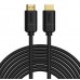 Elektros prekės. Laidai ir kabeliai. Jungiamieji HDMI ir USB kabeliai. Kabelis HDMI-HDMI 8m CAKGQ-E01 juodas 4k 30Hz  kaina