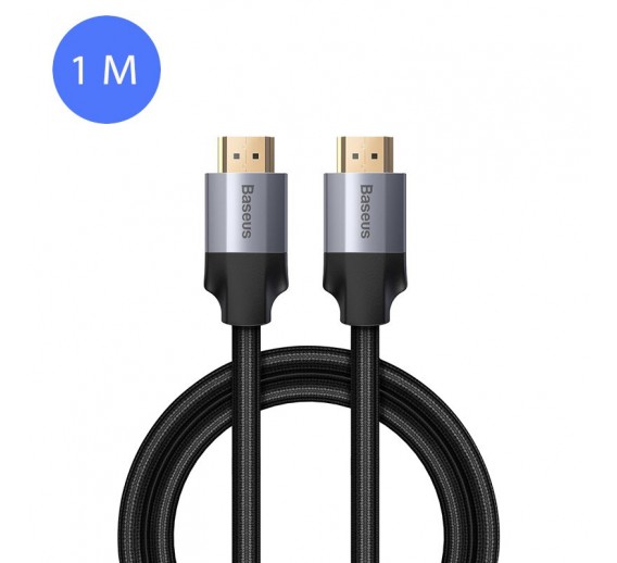 Elektros prekės. Laidai ir kabeliai. Jungiamieji HDMI ir USB kabeliai. Kabelis HDMI-HDMI BASEUS, 1m 