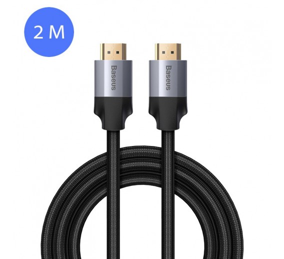 Elektros prekės. Laidai ir kabeliai. Jungiamieji HDMI ir USB kabeliai. Kabelis HDMI-HDMI BASEUS, 2m 