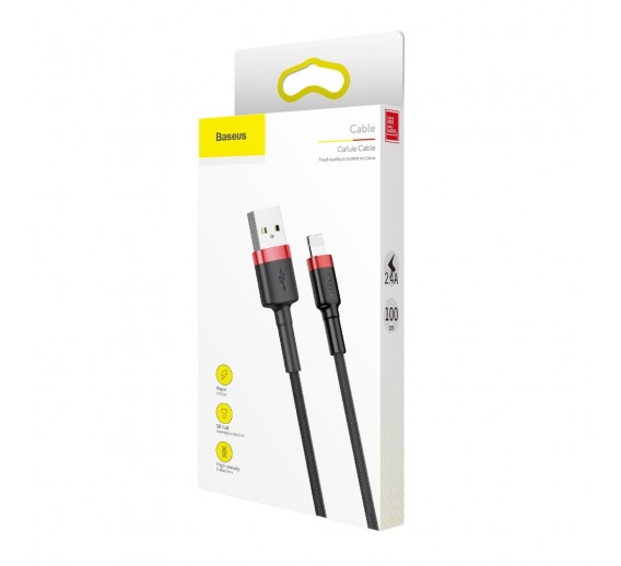 Elektros prekės. Laidai ir kabeliai. Jungiamieji HDMI ir USB kabeliai. Kabelis USB2.0 A kištukas - IP Lighning kištukas, 1m 