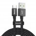 Elektros prekės. Laidai ir kabeliai. Jungiamieji HDMI ir USB kabeliai. Kabelis USB2.0 A kištukas - USB C kištukas, 1m 