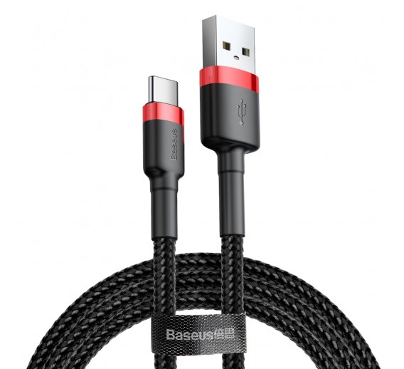 Elektros prekės. Laidai ir kabeliai. Jungiamieji HDMI ir USB kabeliai. Kabelis USB2.0 A kištukas - USB C kištukas, QC3.0 1m 