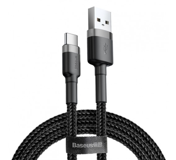 Elektros prekės. Laidai ir kabeliai. Jungiamieji HDMI ir USB kabeliai. Kabelis USB2.0 A kištukas - USB C kištukas, QC3.0 2m 