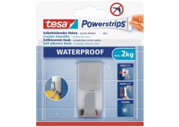 Santechnikos prekės. Vonios įranga. Vonios kambario aksesuarai. Kabliukai Tesa Powerstrips Waterproof 