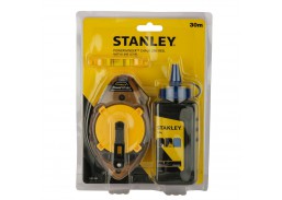 Darbo įrankiai. Mechaniniai įrankiai. Žymėjimo įrankiai - pieštukai, žymekliai, markeriai. Kalkiniai žymekliai ir kreidos. Kalkinio žymeklio rinkinys STANLEY, 30 m 