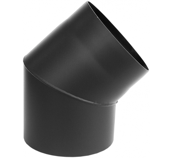 Statybinės medžiagos. Kaminai. Dūmtraukiai, kaminų įdėklai ir kitos detalės. Kamino alkūnė 45° D130