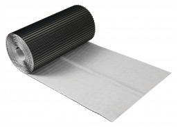 Statybinės medžiagos. Stogo dangos. Stogo plėvelės. Sandarinimo juosta stogui ir kaminui. Kamino juosta Parotec 2D juoda 9005, 300mm x 5m 