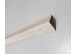 Vidaus apdailos prekės. Sienų apdailos medžiagos. PVC lentelės. Kampas PVC apdailai išorinis Šviesus ąžuolas 20x20 mm 2,75 m 