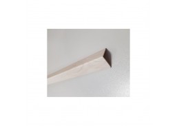 Vidaus apdailos prekės. Sienų apdailos medžiagos. PVC lentelės. Kampas PVC apdailai išorinis Šviesus ąžuolas 30x30 mm 2,75 m 