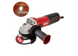 Darbo įrankiai. Elektriniai ir akumuliatoriniai įrankiai. Kampiniai šlifuokliai ir priedai. Kampinis šlifuoklis DCK 125mm 950W 26/8-KSM03-125S+Metalo pjovimo diskas MEISTERTEX 125x0,8x22,23 mm