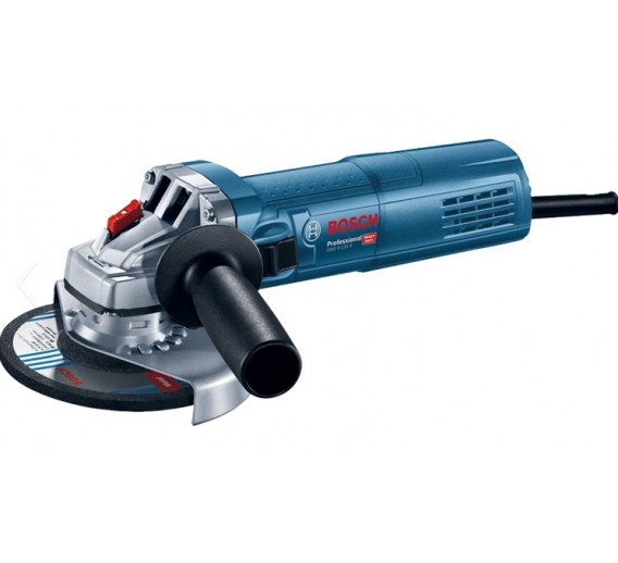 Darbo įrankiai. Elektriniai ir akumuliatoriniai įrankiai. Kampiniai šlifuokliai ir priedai. Kampinis šlifuoklis GWS 9-125S BOSCH 0601396104 