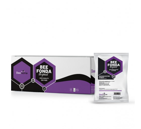 Gyvūnų prekės. Bitininkystės prekės. Bičių maitinimas. Kandi tešla Beefonda su timoliu 1 kg